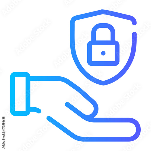 give protection gradient icon