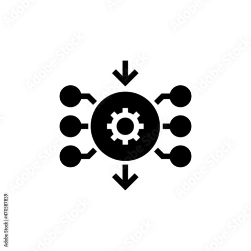 Knowledge Inference icon in vector. Logotype