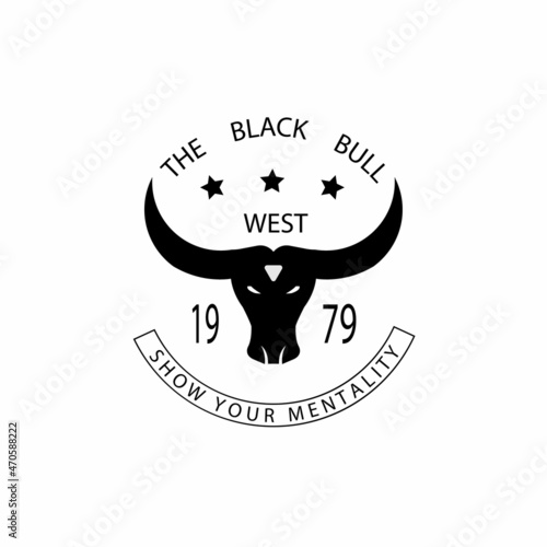 black bull logo illustration