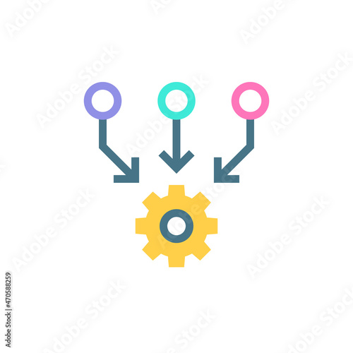 Data Collection icon in vector. Logotype