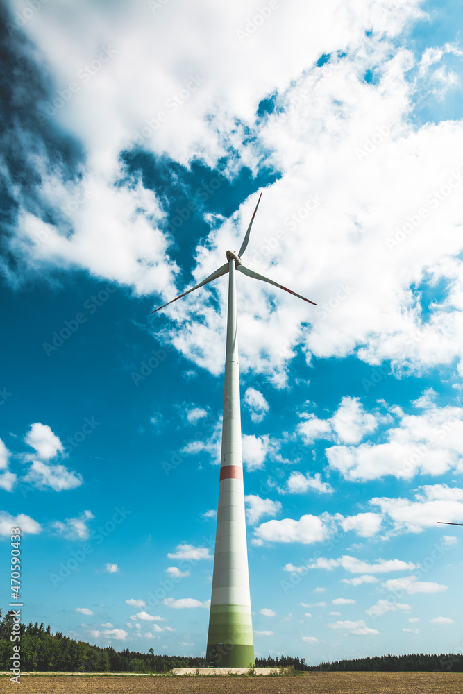 Wind energy park - Wind wheel