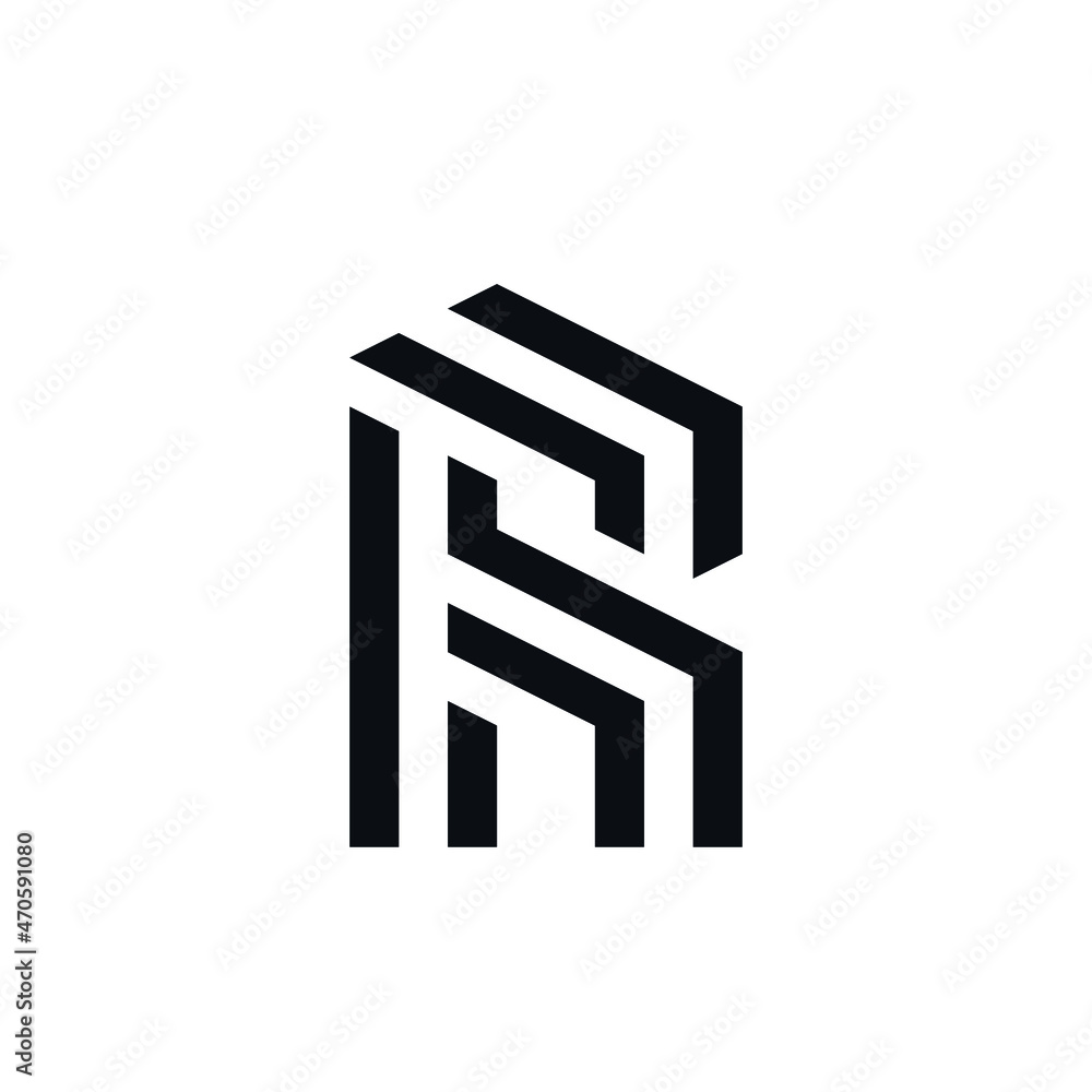Letter R logo.Typographic icon.Lettering sign isolated on light background.Alphabet initial.Modern, design, geometric, corporate, construction, web, tech style. Letter R logo.Typographic icon.Lettering sign isolated on light background.Alphabet initial.Modern, design, geometric, corporate, construction, web, tech style.