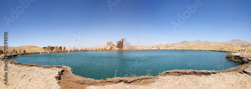 panorama of Takhte Soleyman photo