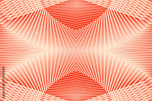 abstract wave interference background ivory red