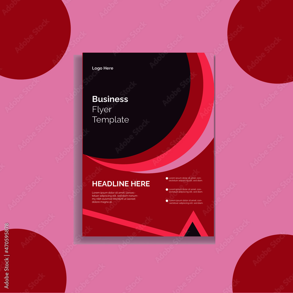 Naklejka premium Flyer Design