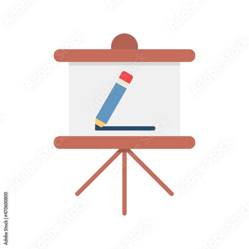  Flipchar Flat Vector Icon Design
