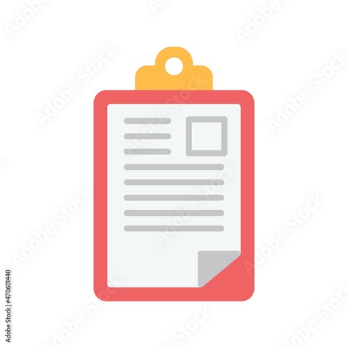 Report Flat Vector Icon Design