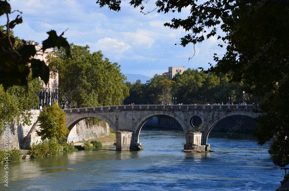 Some photos taken during a stroll through the centre of the ancient city of Rome across the river Tiber on a bright, sunny Fall day.