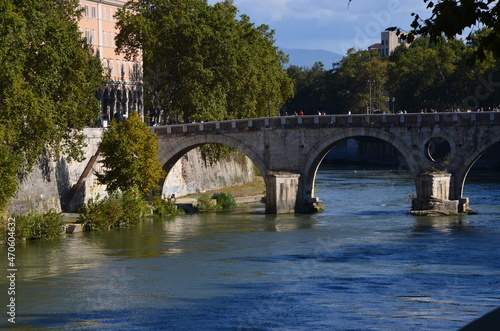 Some photos taken during a stroll through the centre of the ancient city of Rome across the river Tiber on a bright, sunny Fall day.