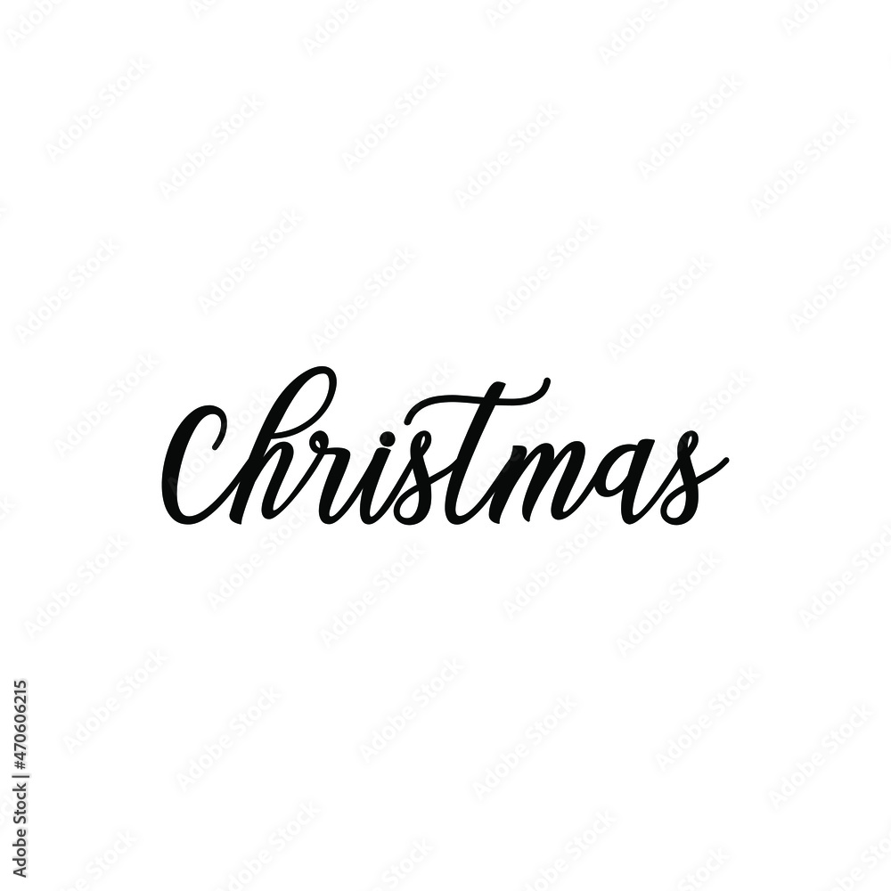 christmas signature logo design 