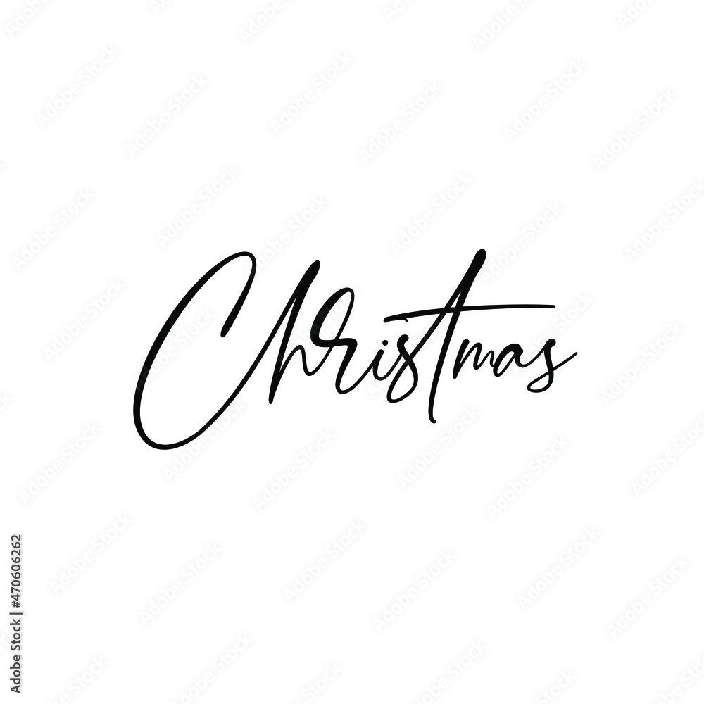 christmas signature logo design 