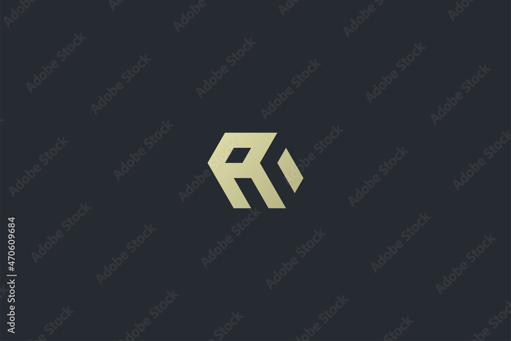 Luxury Geometrical Elegant Letter A Dark Background Vector Logo Template Luxury Geometrical Elegant Letter A Dark Background Vector Logo Template