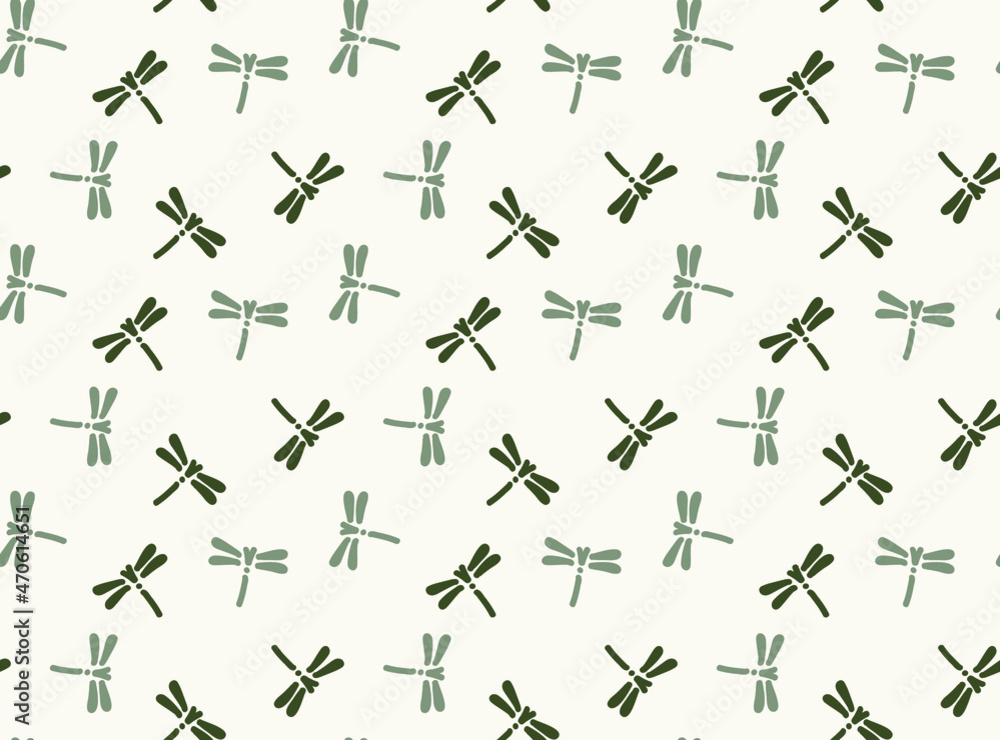 Natural Green Seamless Pattern