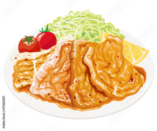 豚生姜焼き
