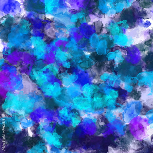 Quadro su tela Abstract Background Impressionist Purple Violet Blue Neon