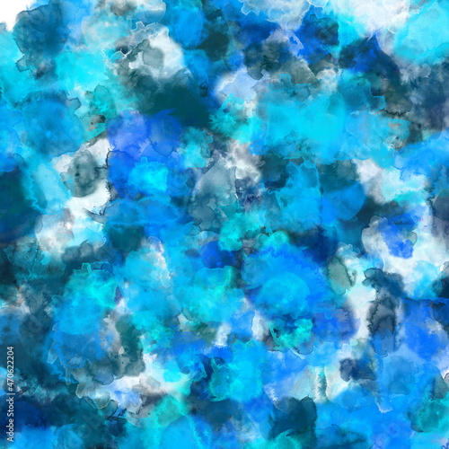 Quadro su tela Abstract Background Impressionist Blue Purple Neon