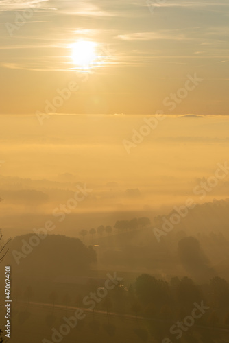 Sonnenaufgang vom Wiehngebierge