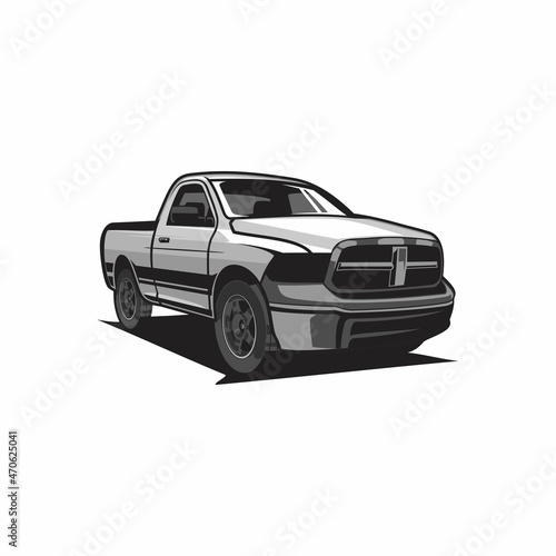 pickup truck illustration