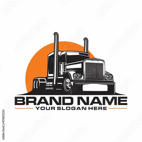 trucking logo semi trailer truck logo