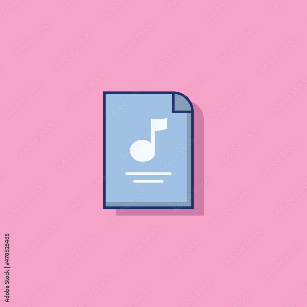 Simple Set of Music Related Vector illustration for banner, sticker and printed media Simple Set of Music Related Vector illustration for banner, sticker and printed media