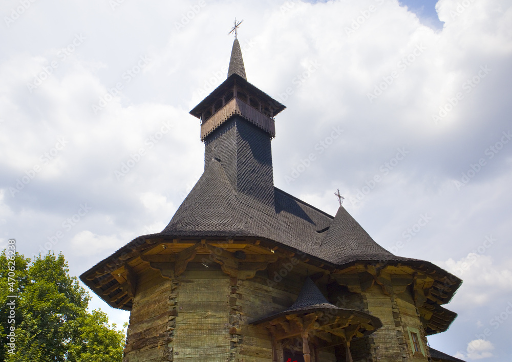 Wooden Church in Village Museum in Chisinau, Moldova Wooden Church in Village Museum in Chisinau, Moldova