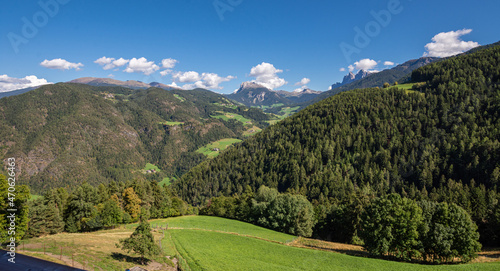 Die Berglandschaft von Südtirol