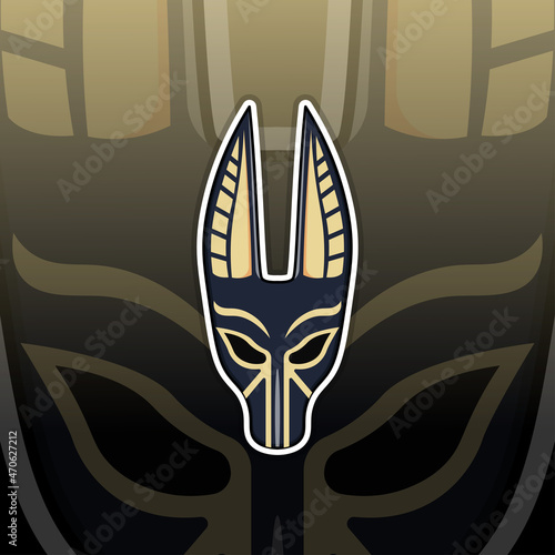 Anubis logo mascot illustration