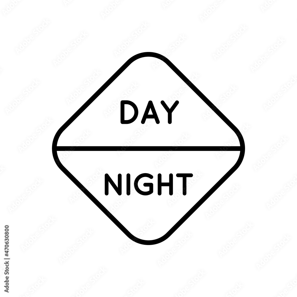 Line Icon Switches Day-Night Mode In Simple Style. Light Dark mode for mobile app development. Vector sign in a simple style isolated on a white background. Original size 64x64 pixels. Line Icon Switches Day-Night Mode In Simple Style. Light Dark mode for mobile app development. Vector sign in a simple style isolated on a white background. Original size 64x64 pixels.