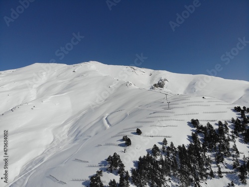Russian mountains. Arkhyz.. Winter