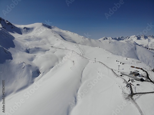 Russian mountains. Arkhyz.. Winter