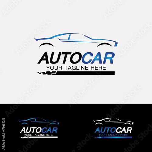 Auto car logo symbol icon vector design template