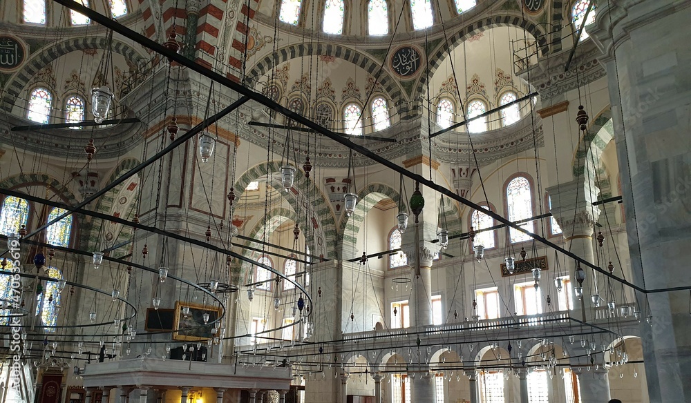 View from inside Istanbul Fatih Mosque