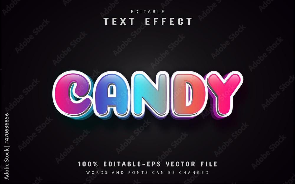 Candy Text Effect