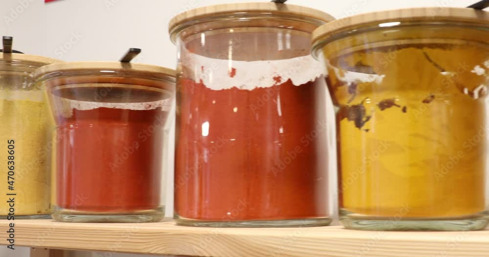 Self service bulk organic food. Eco-friendly zero waste shop. Small local business 4K UHD Self service bulk organic food. Eco-friendly zero waste shop. Small local business 4K UHD
