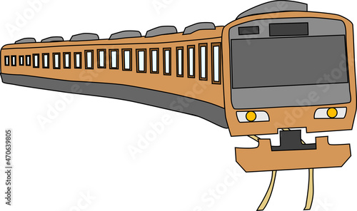 レトロな電車のイメージ