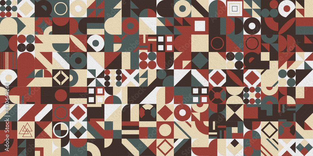 Modern abstract geometric pattern with different shapes. Abstract texture background for cover poster, banner, brochure Modern abstract geometric pattern with different shapes. Abstract texture background for cover poster, banner, brochure
