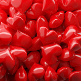Heart beckground wallpaper red glossy