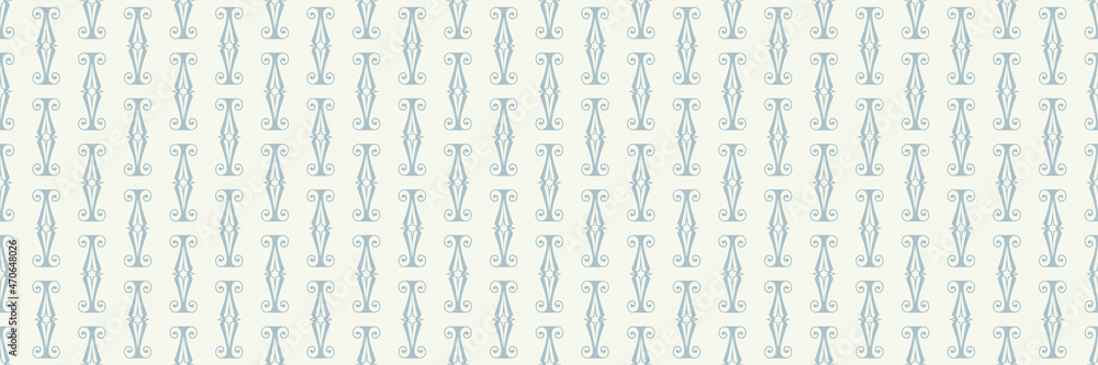 Obraz premium Light background image with old fashioned decorative ornamentation on white backdrop for your design projects, seamless patterns, wallpaper textures with flat design. Vector illustration