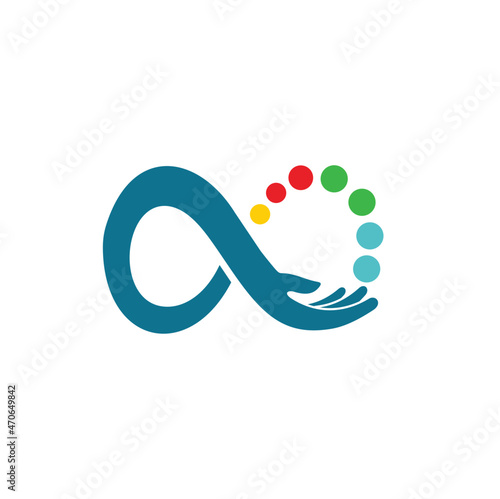 illustration of giving that is beneficial continuously, vector art.