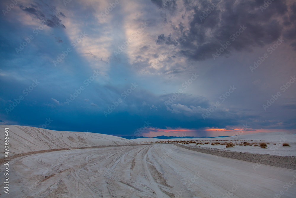 Naklejka premium White Sand Dunes