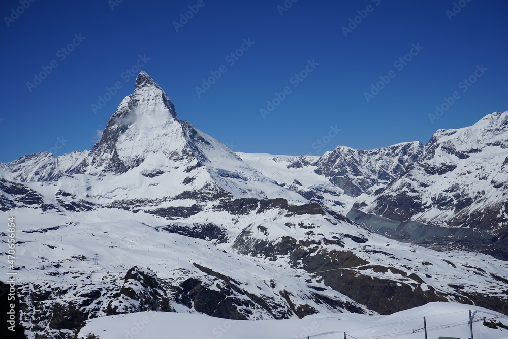 Matterhorn in Zermatt, Switzerland from different perspectives