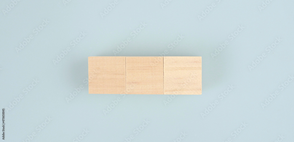 Stack wooden blocks from natural wood Stack wooden blocks from natural wood