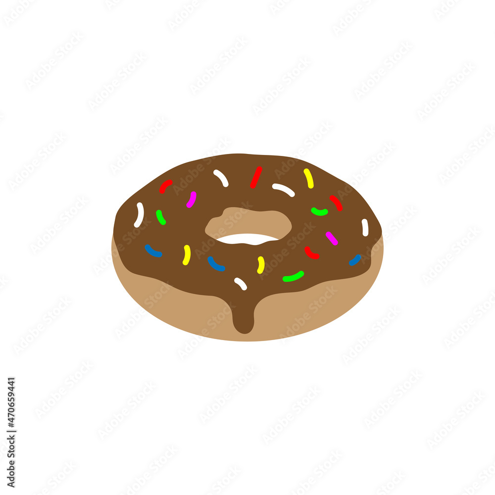donut icon design template vector isolated illustration donut icon design template vector isolated illustration