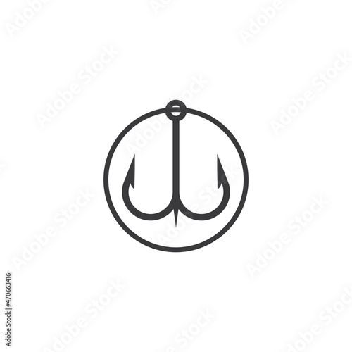 Lure icon vector