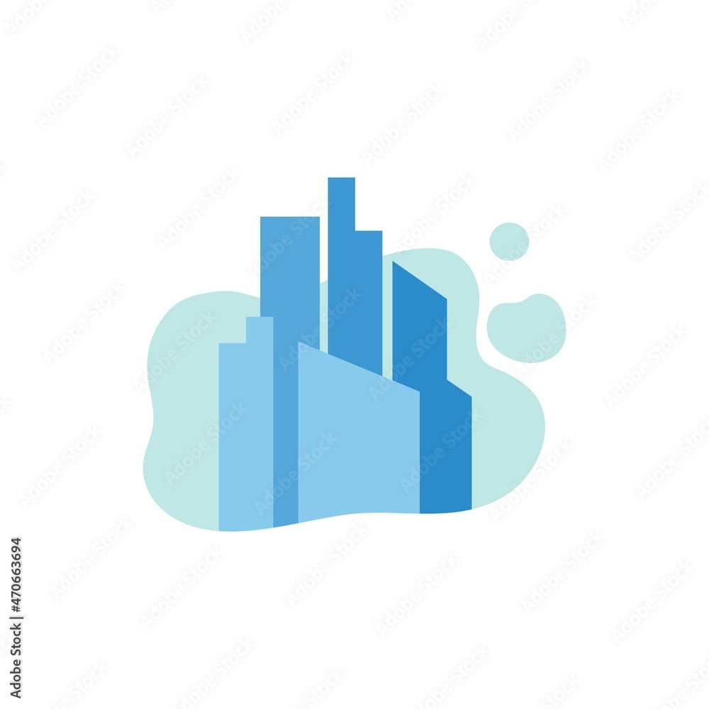 Fototapeta premium Modern City skyline