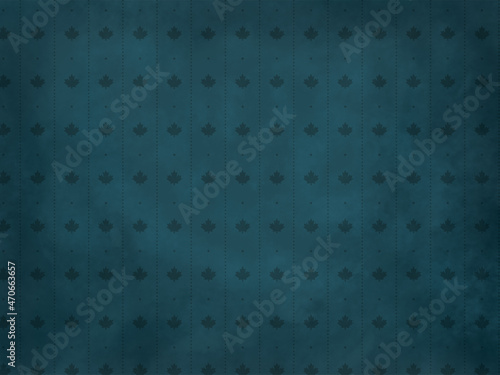 Dark maple tapestry pattern, maple leaf texture for background wallpaper