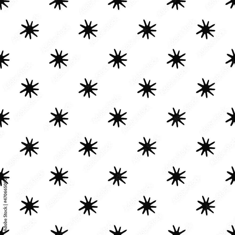 modern seamless vector pattern. abstract background with hand drawn cute stars. perfect for gift wrapping paper, decoration, fabric and textile, print, wallpaper and other types of design. modern seamless vector pattern. abstract background with hand drawn cute stars. perfect for gift wrapping paper, decoration, fabric and textile, print, wallpaper and other types of design.
