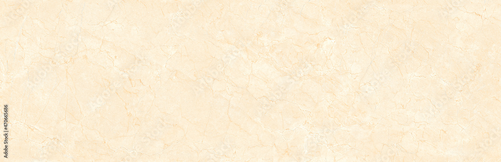 Marble texture, yellowish beige stone background Crema Marfil - obrazy, fototapety, plakaty 