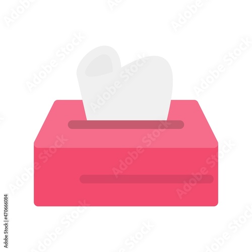 Wet Wipes Flat Vector Icon Design