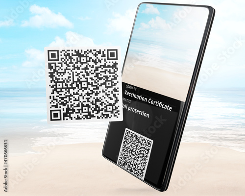sample data QR-Code over sm...